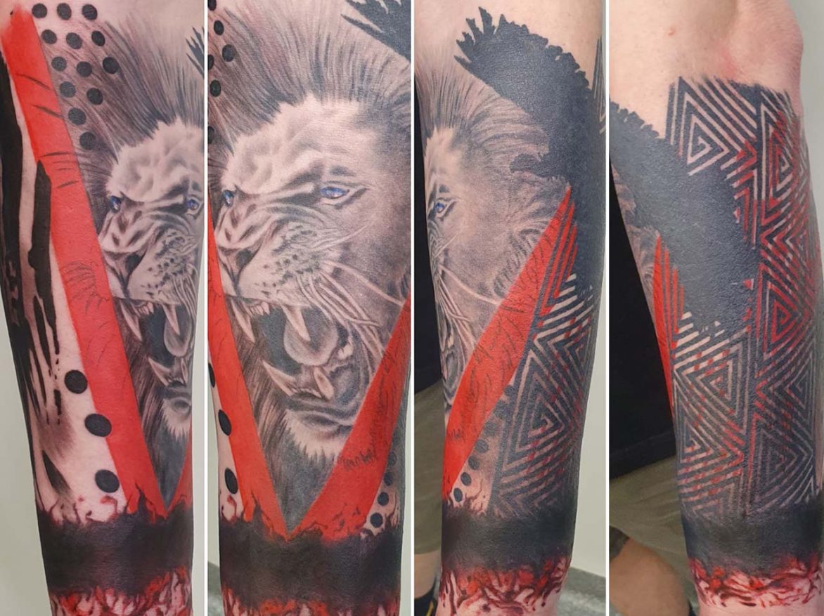 Lion Eagle Tattoo - Dan - Kingaroy