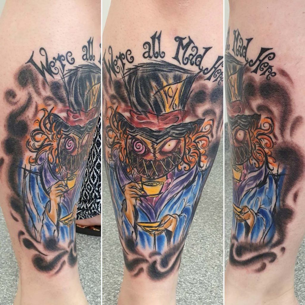 Mad Hatter Tattoo – Dan – Kingaroy