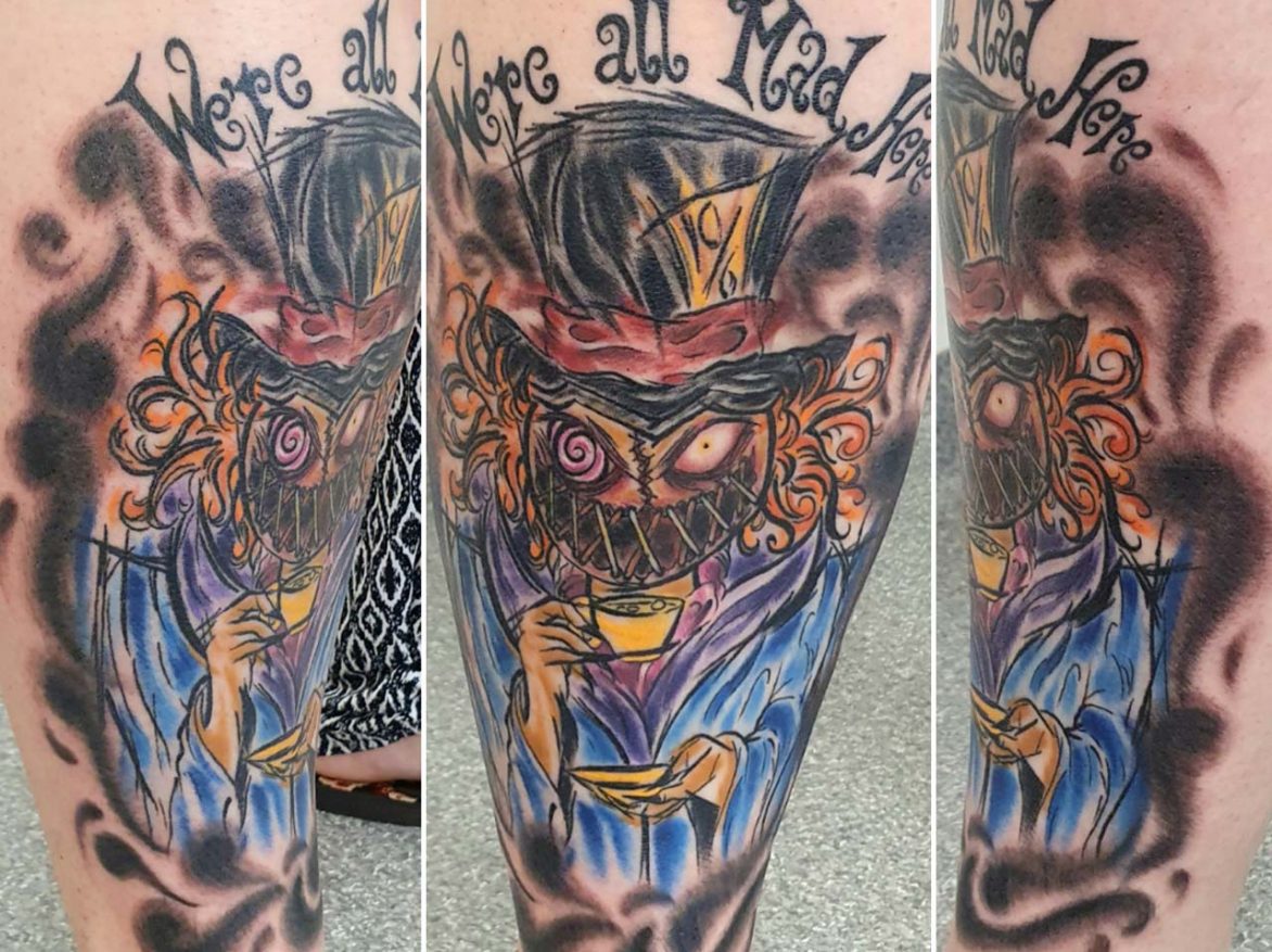 Mad Hatter Tattoo - Dan - Kingaroy