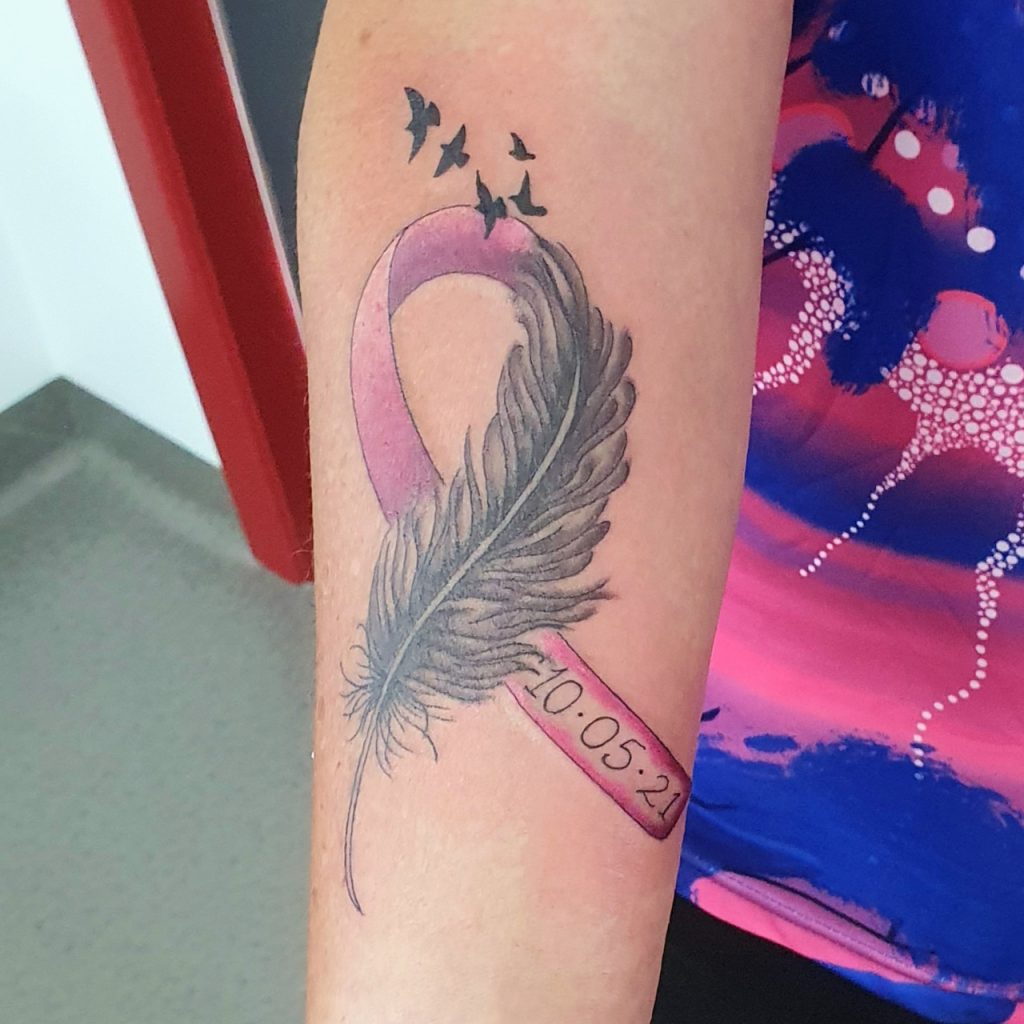 Tattoo – Cancer Ribbon – Dan – Kingaroy