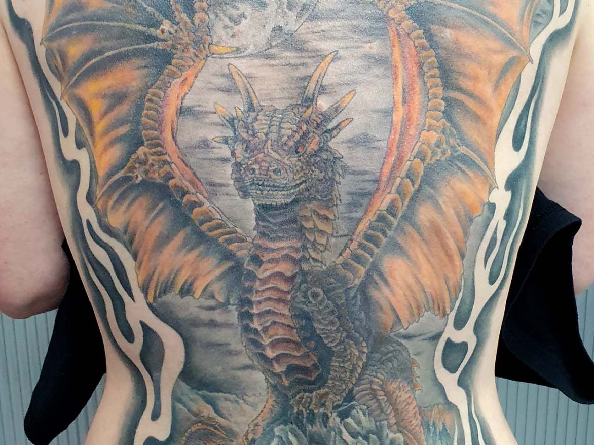 Tattoo - Centre Dragon - Dan - Kingaroy