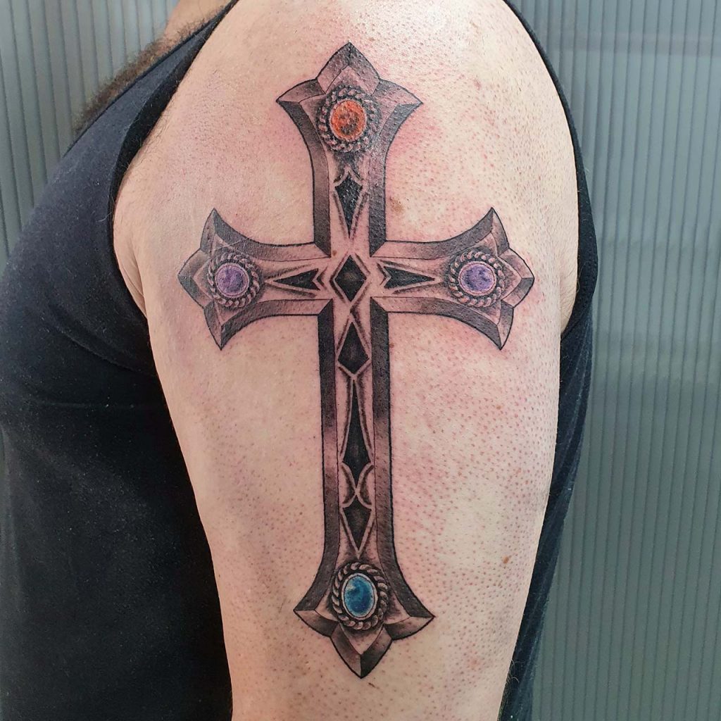 Tattoo – Cross – Dan – Kingaroy