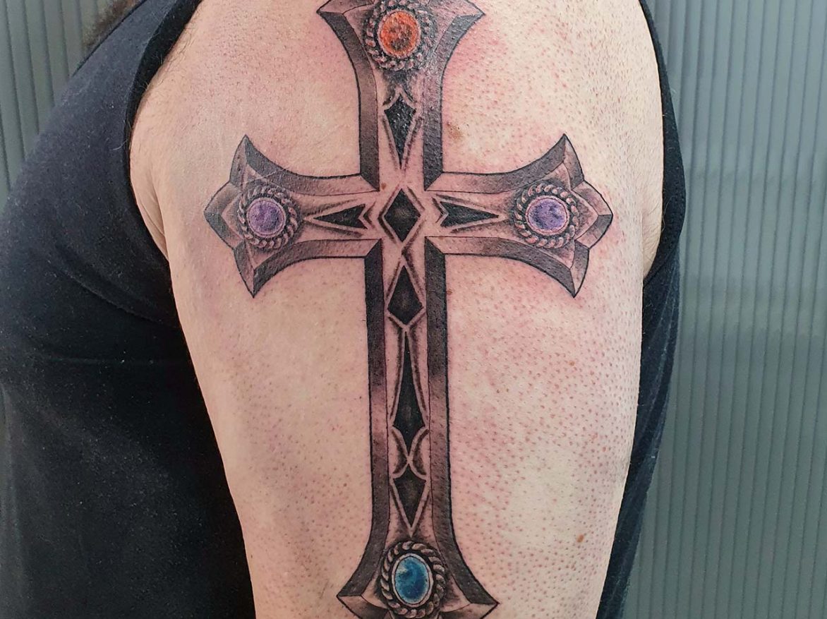 Tattoo - Cross - Dan - Kingaroy