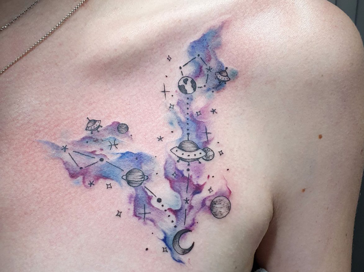 Tattoo - Galaxy - Dan - Kingaroy