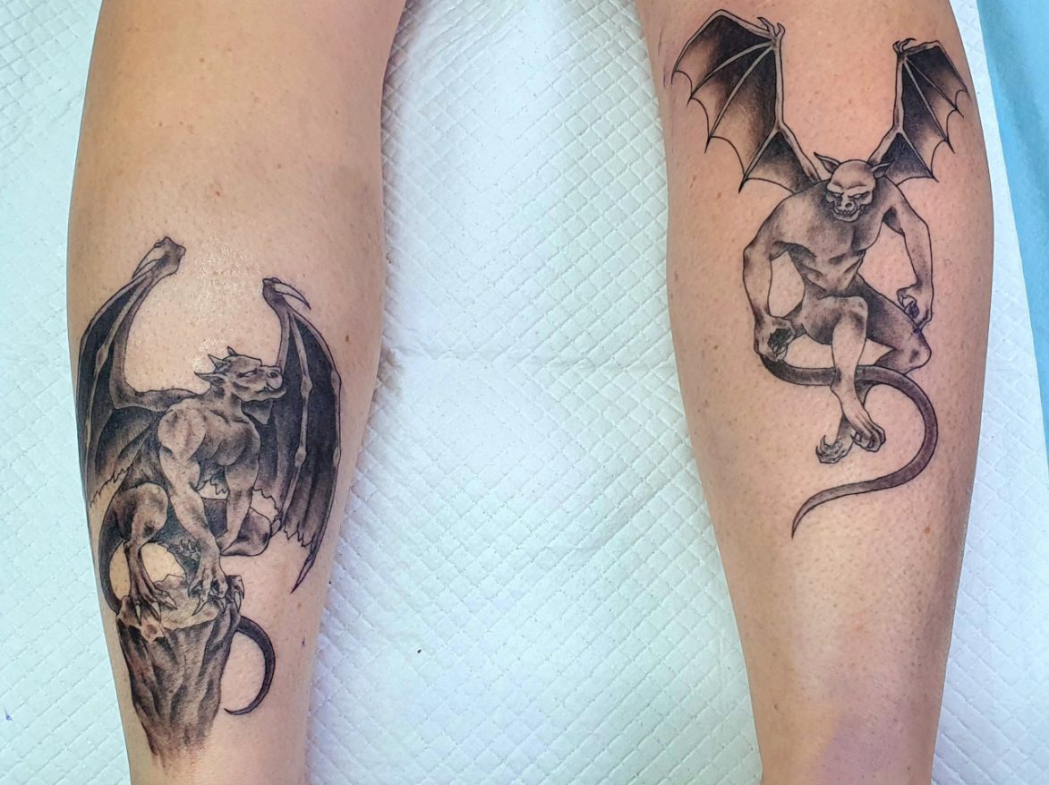 Tattoo -Gargoyle - Dan - Kingaroy