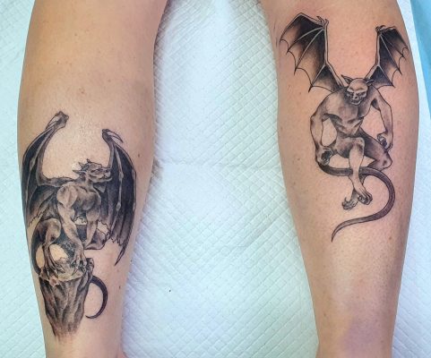Tattoo -Gargoyle - Dan - Kingaroy