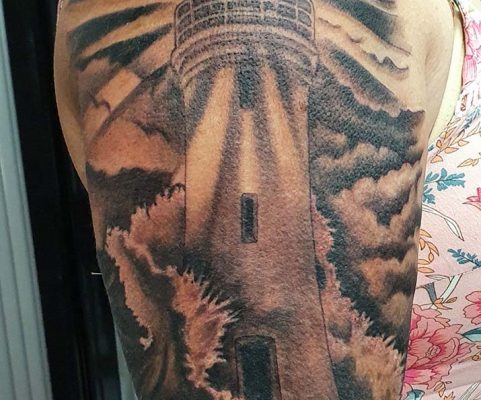 Tattoo - Lighthouse - Dan - Kingaroy