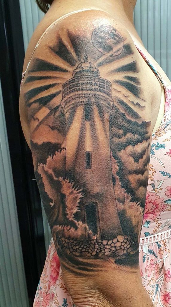 Tattoo – Lighthouse – Dan – Kingaroy
