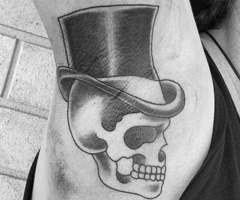 Tattoo - Skeleton Tophat - Dan - Kingaroy