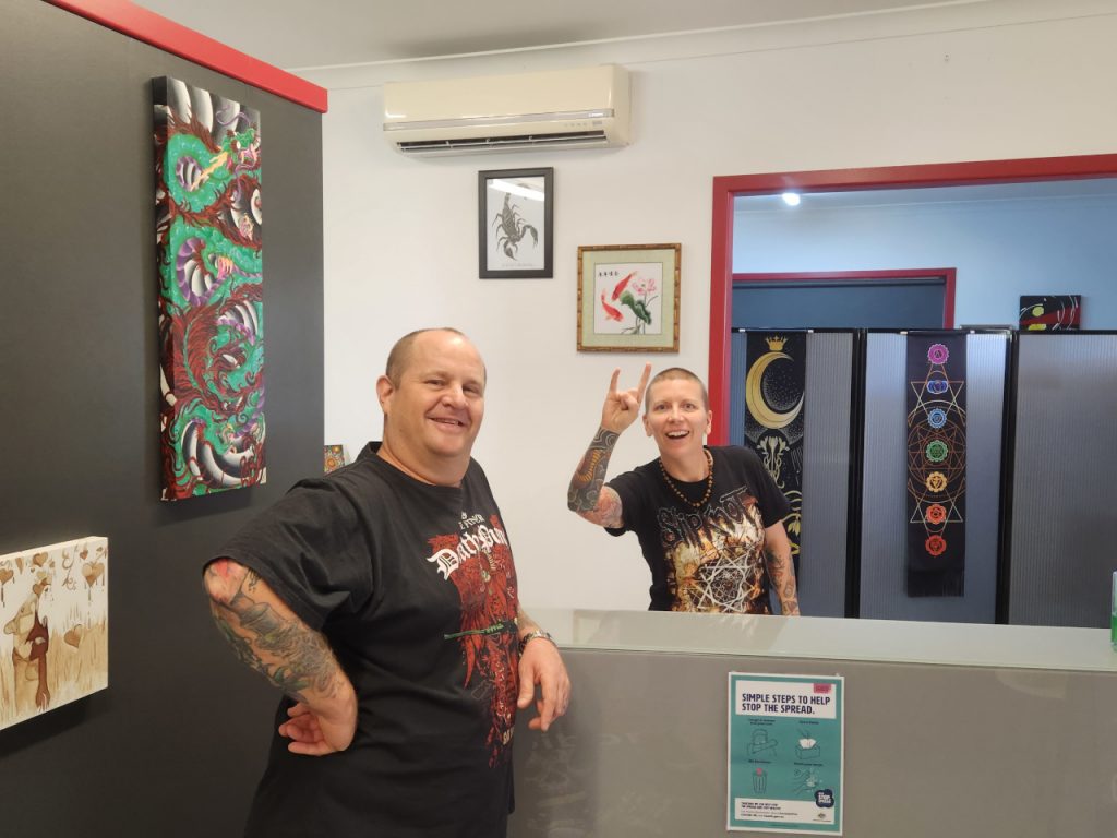 Wild Honey Tattoo Studio – Dan & Ken at the Front desk