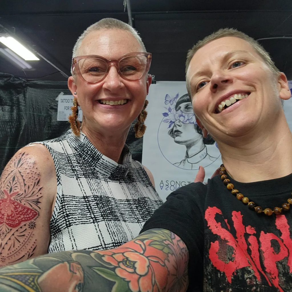 Wild Honey Tattoo Studio – Tattoo convention selfie