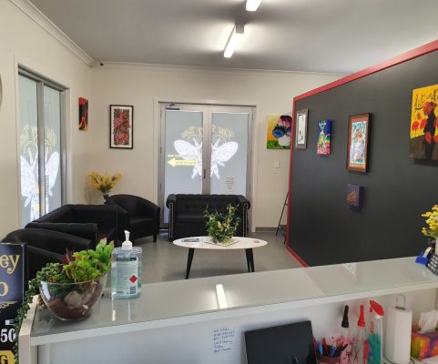 Wild Honey Tattoo Studio - waiting room