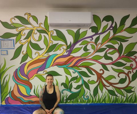 Wild Honey Tattoo Studio - wall art by Dan
