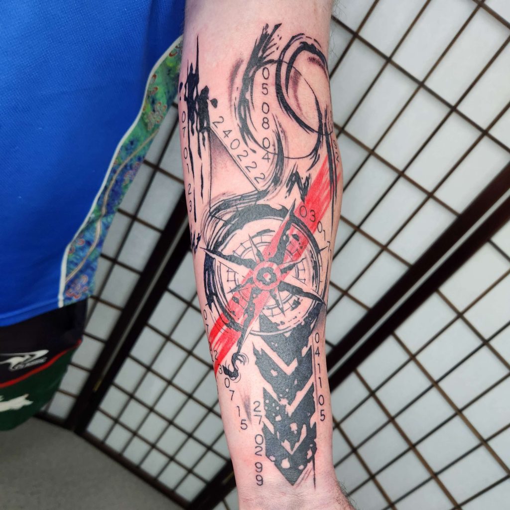 Compass Tattoo