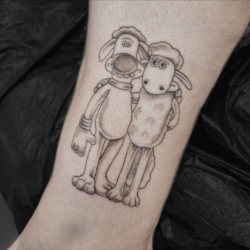 Sean the Sheep tattoo